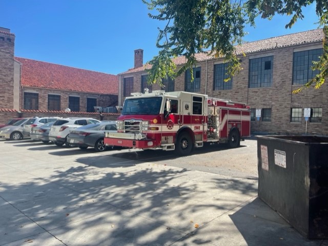 Photo of stolen fire truck