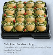 Chicken Salad Sandwich Club 18-Inch Tray