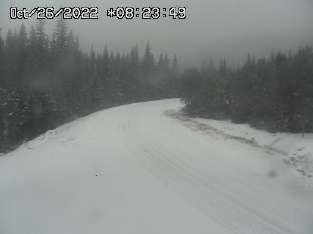 Snow on Willow Creek Pass