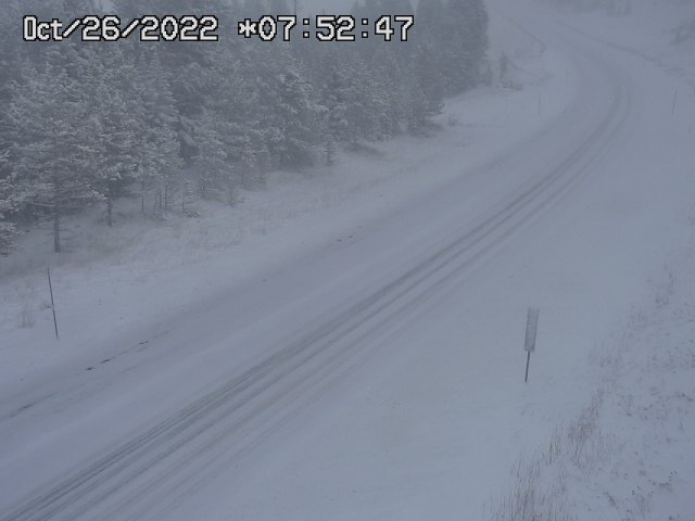 Snow on Vail Pass