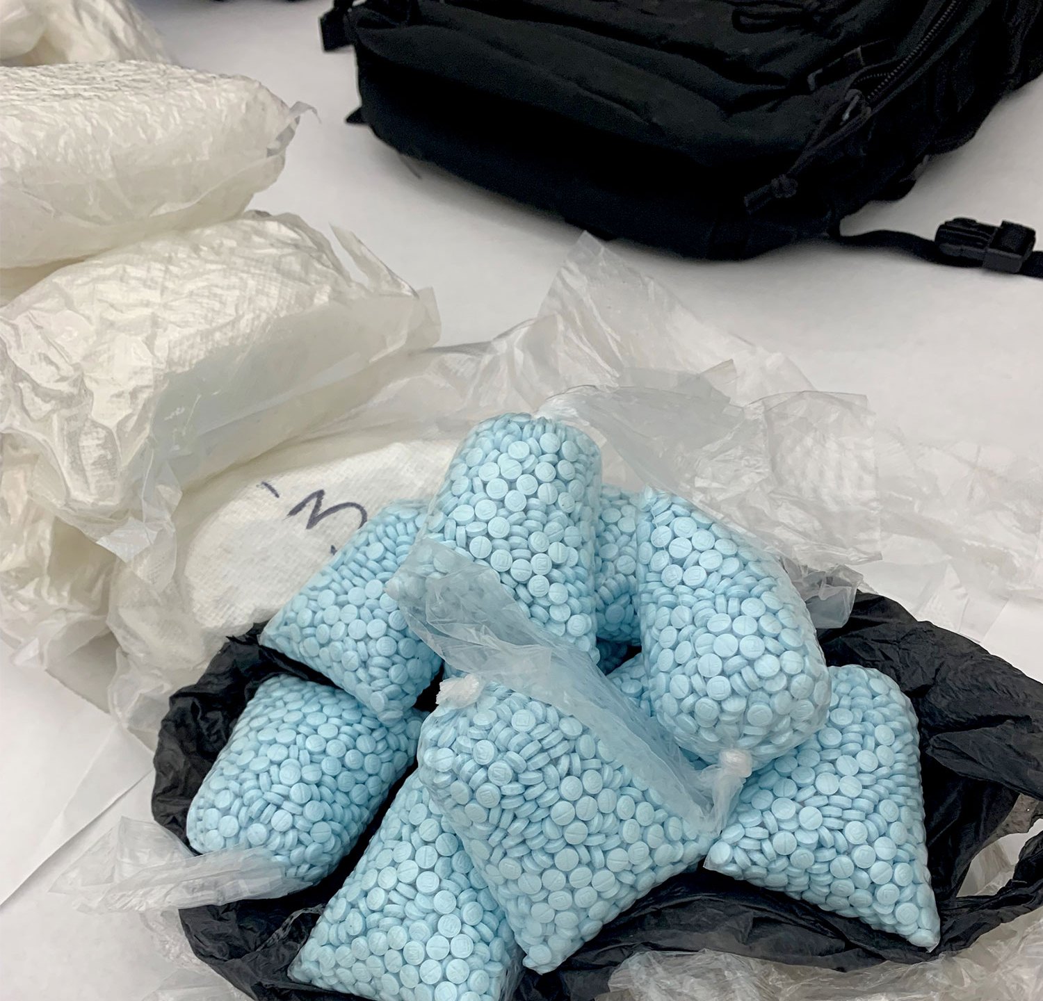 Meth and counterfeit pills possibly containing fentanyl