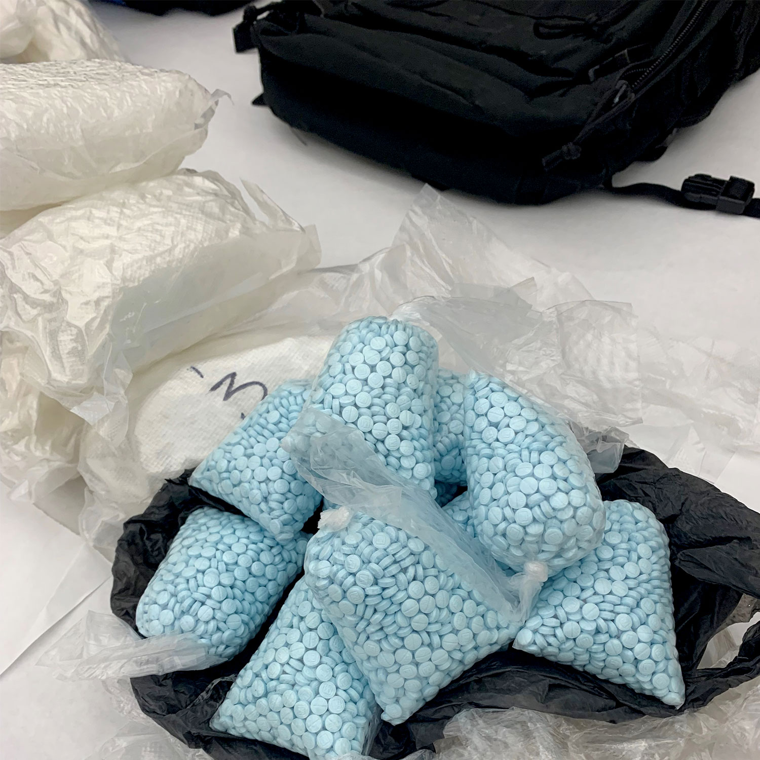 Meth and counterfeit pills possibly containing fentanyl