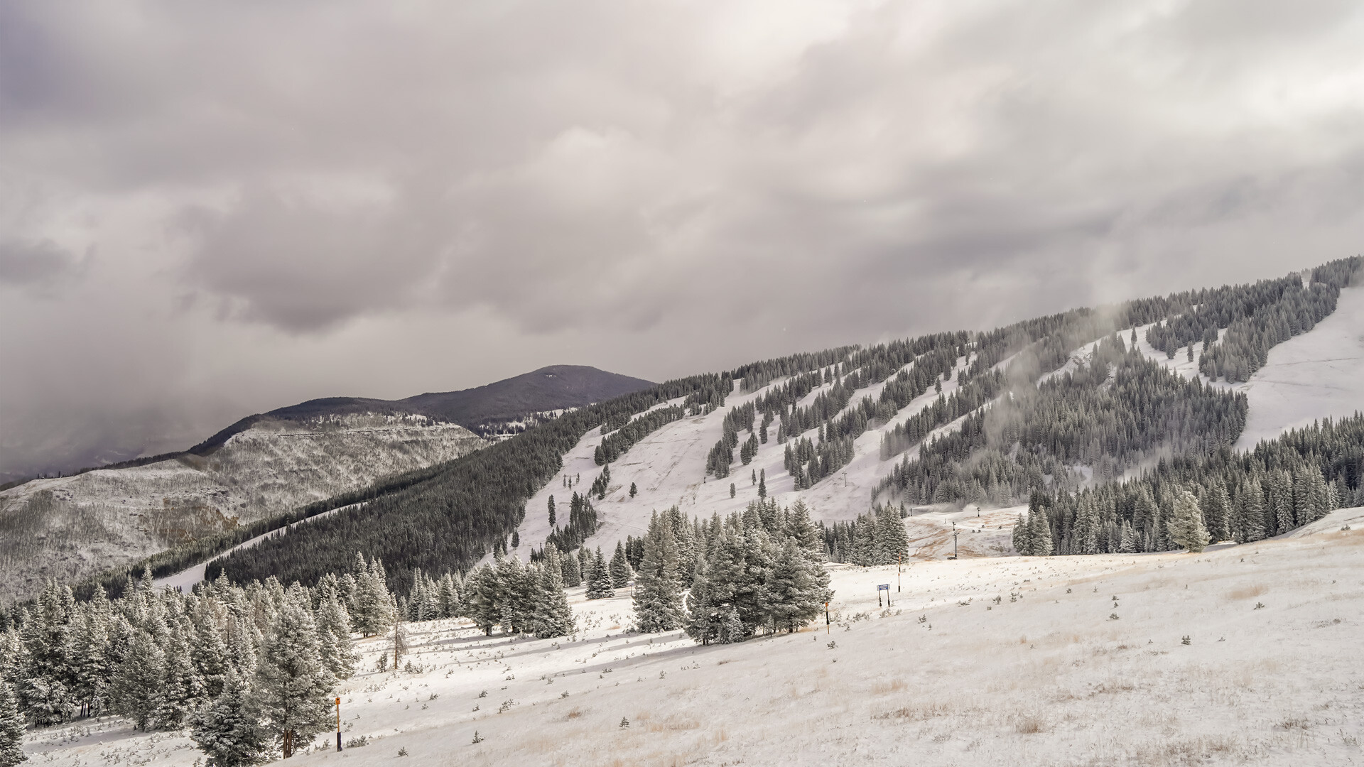 fresh blanket of snow in Vail