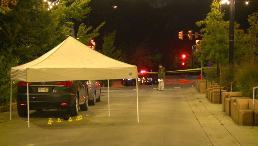 Scene of an officer involved shooting in Boulder