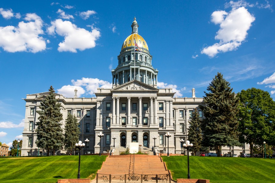 Exterior of Colorado Capitol