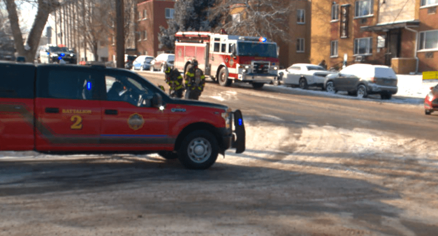 KDVR - multi-story fire in Littleton 2