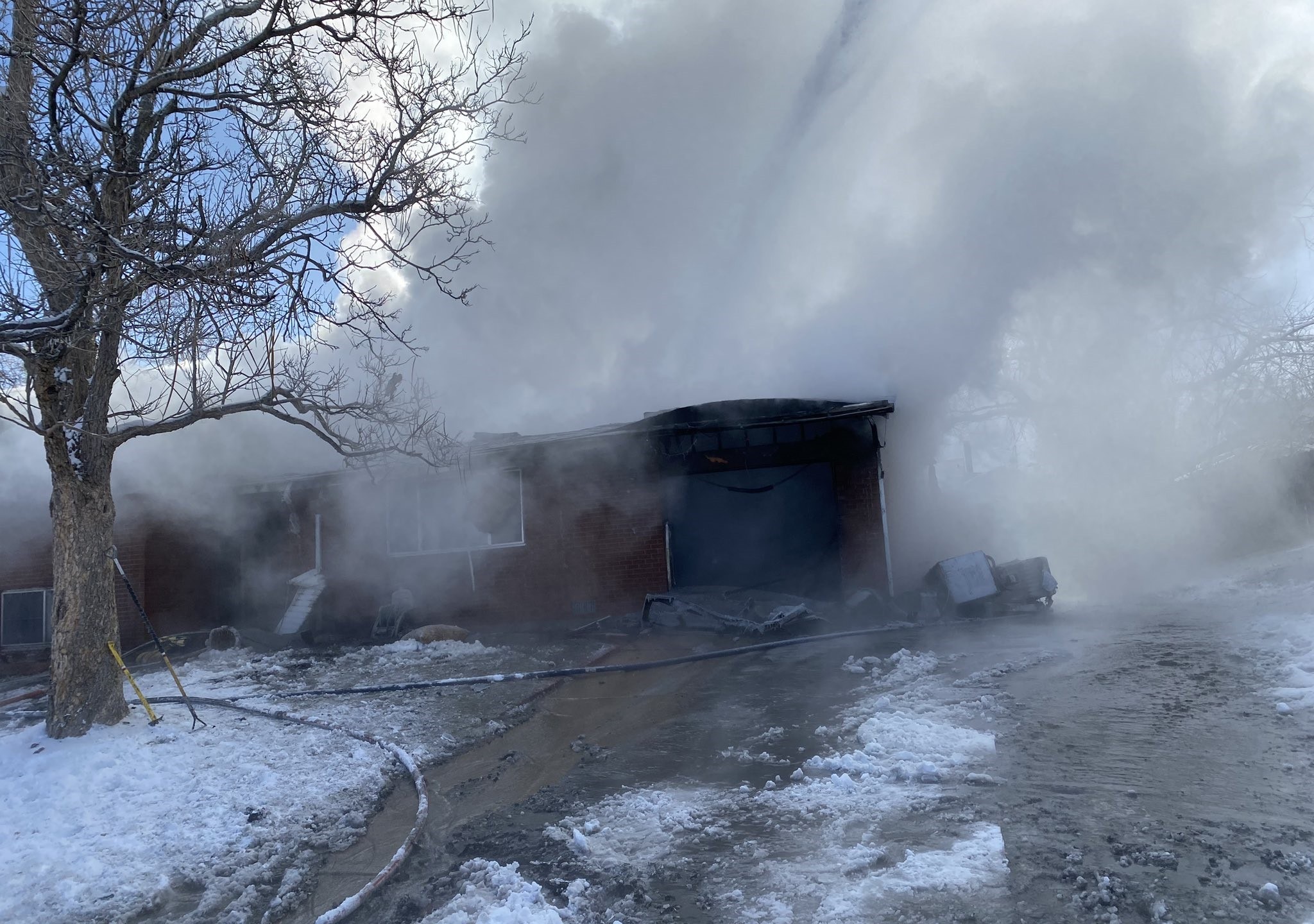 A home in Northglenn was completely destroyed by a fire