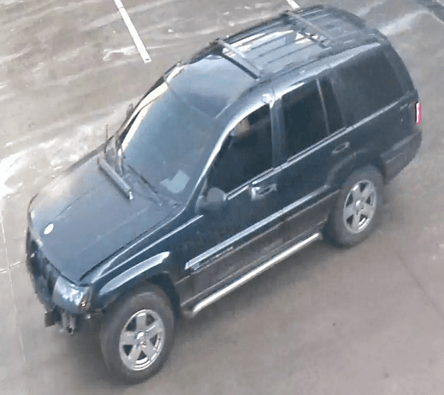 Jeep Cherokee wanted in crime spree