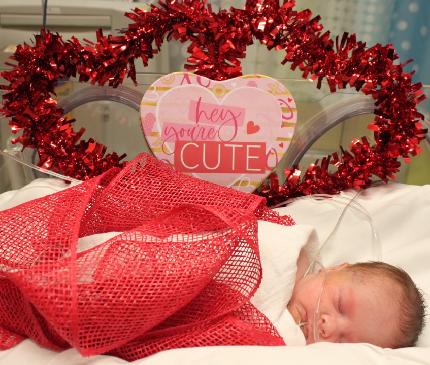 NICU babies' first Valentine's Day at Children’s Hospital Colorado, Colorado Springs