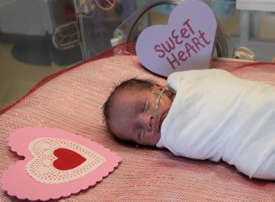 NICU babies' first Valentine's Day at Children’s Hospital Colorado, Colorado Springs