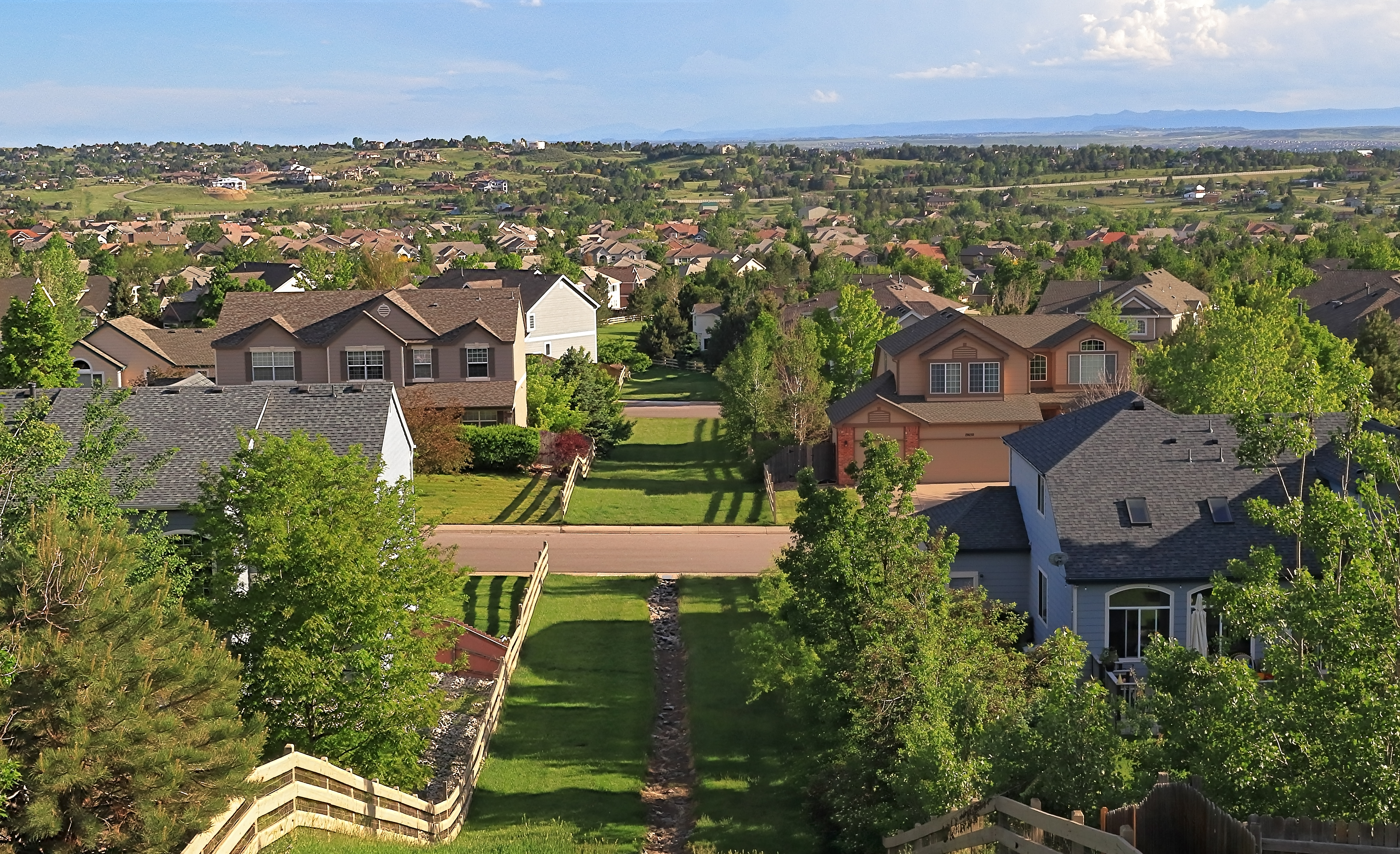 Centennial, Colorado - Denver Metro Area Residential Panorama