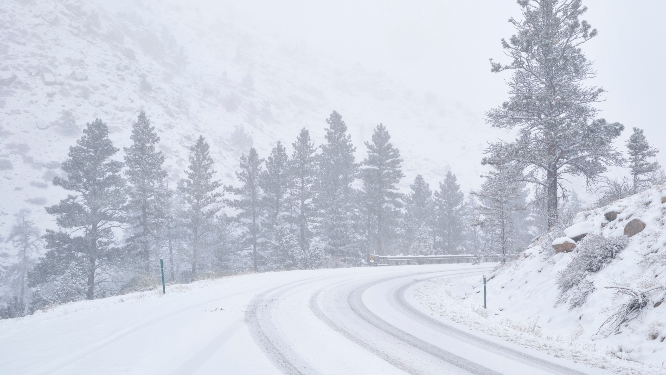 winter travel in Colorado Rocky Mountains