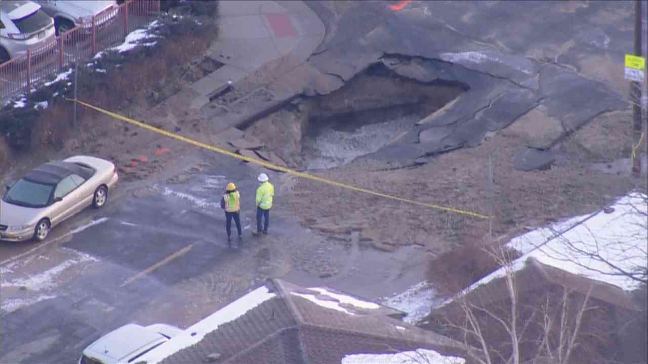 Water main break