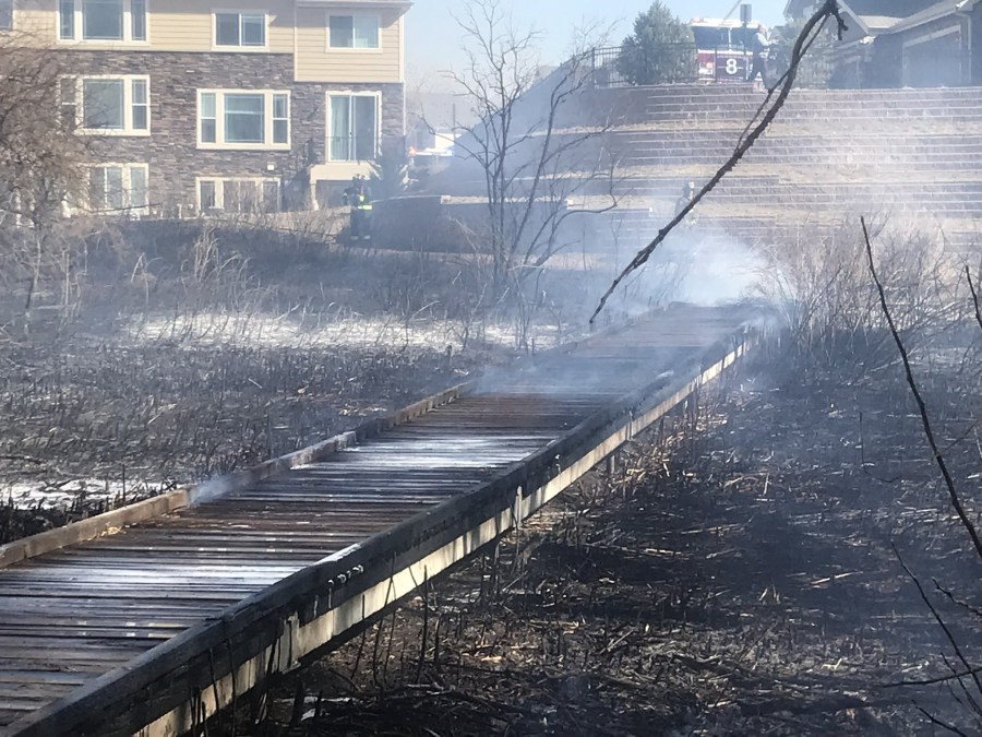 Fire off Parker and Chambers roads burned a bridge