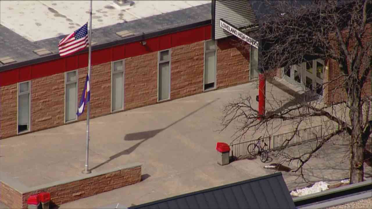 Loveland High School as seen from SkyFOX