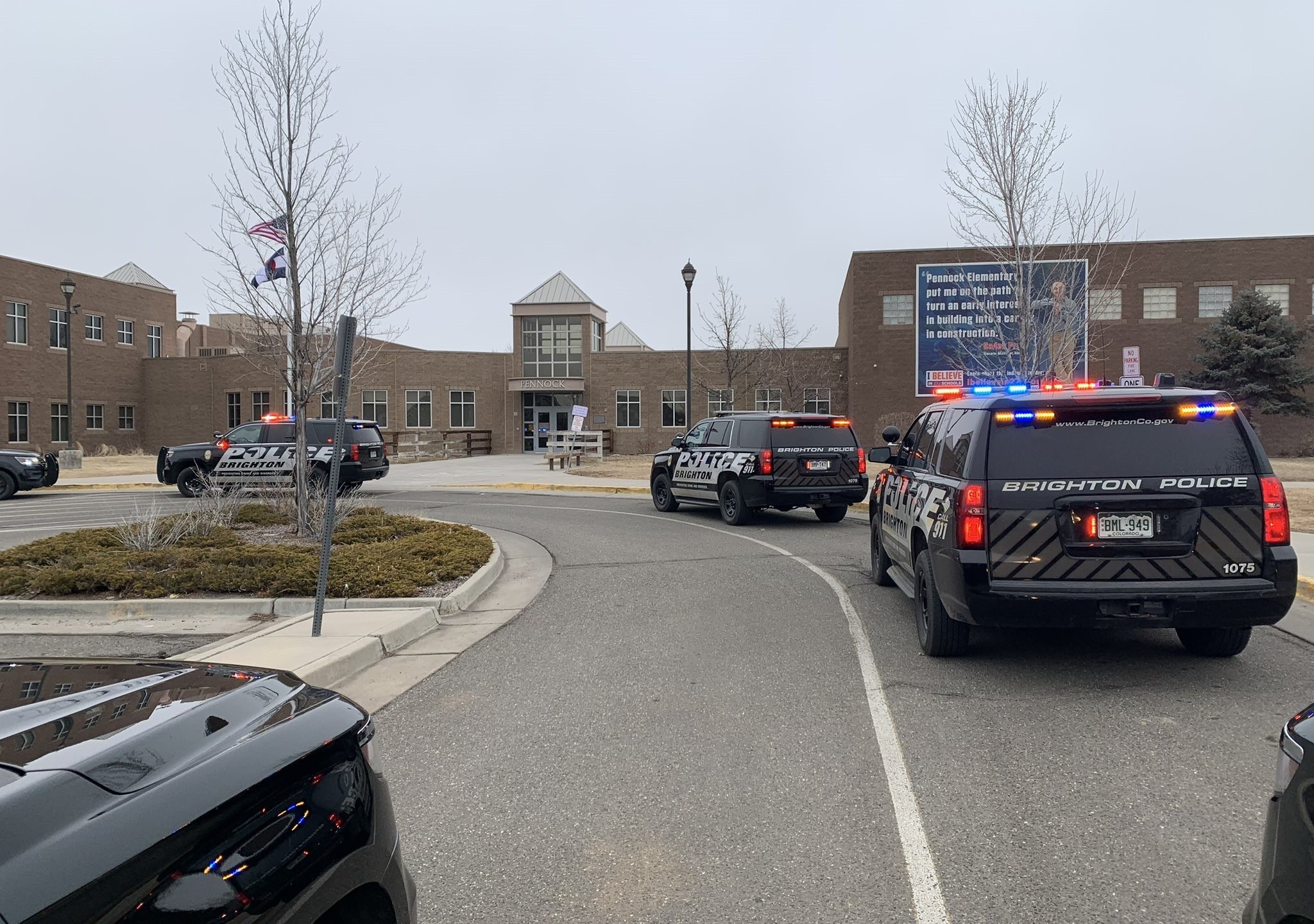 Police presence at Pennock Elementary