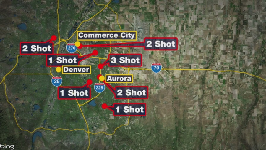 Multiple weekend shootings on March 12-13