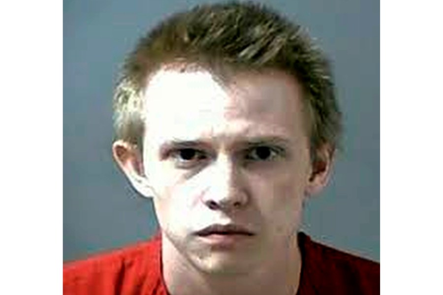 FILE - This booking photo provided by the Westminster Police Department shows Jeremy Webster on June 15, 2018. A court-appointed psychologist says a man charged with killing a 13-year-old boy, wounding his mother and brother and a witness during a road rage confrontation in suburban Denver was legally sane at the time. Christina Gliser testified at the trial of Webster in the 2018 shootings on Thursday, April 20, 2023. (Westminster Police Department via AP, File)