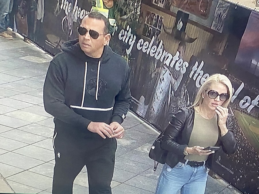 Alex Rodriguez and his girlfriend were walking through the 16th Street Mall after the Timberwolves fell to the Nuggets.