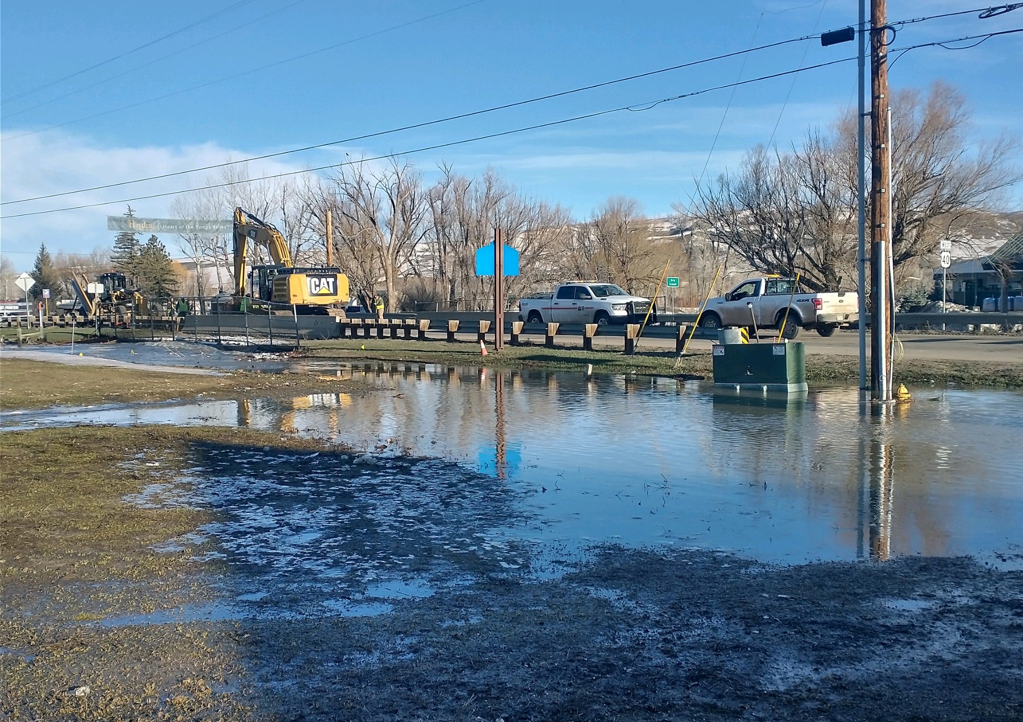 Flooding in Hayden