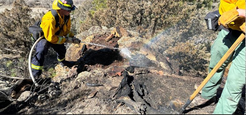 West Metro Fire announced Monday afternoon the Hogback Fire is 100% contained.