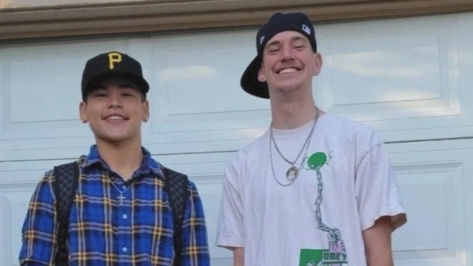 Jayden Alvarado, left, and Ryan Nowlan, right, were killed in a car accident in October 2022.