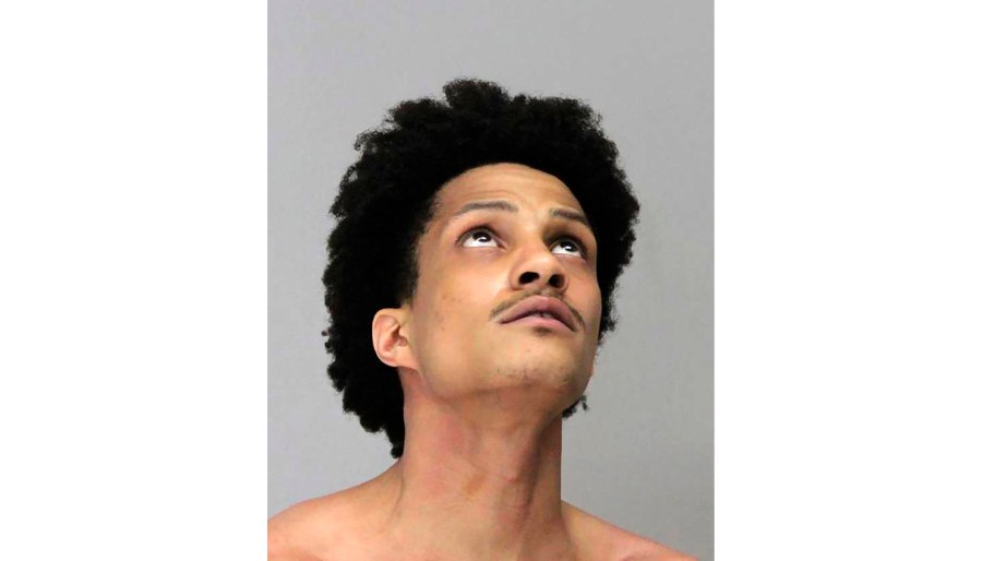 This undated photo provided by the Dallas County Sheriff's Office, in Texas, shows Harold Thompson. Thompson has been charged with murder in the death of his girlfriend, 26-year-old Gabriella Gonzalez. Thompson remained jailed, Friday, May 12, 2023. (Dallas County Sheriff's Office via AP)