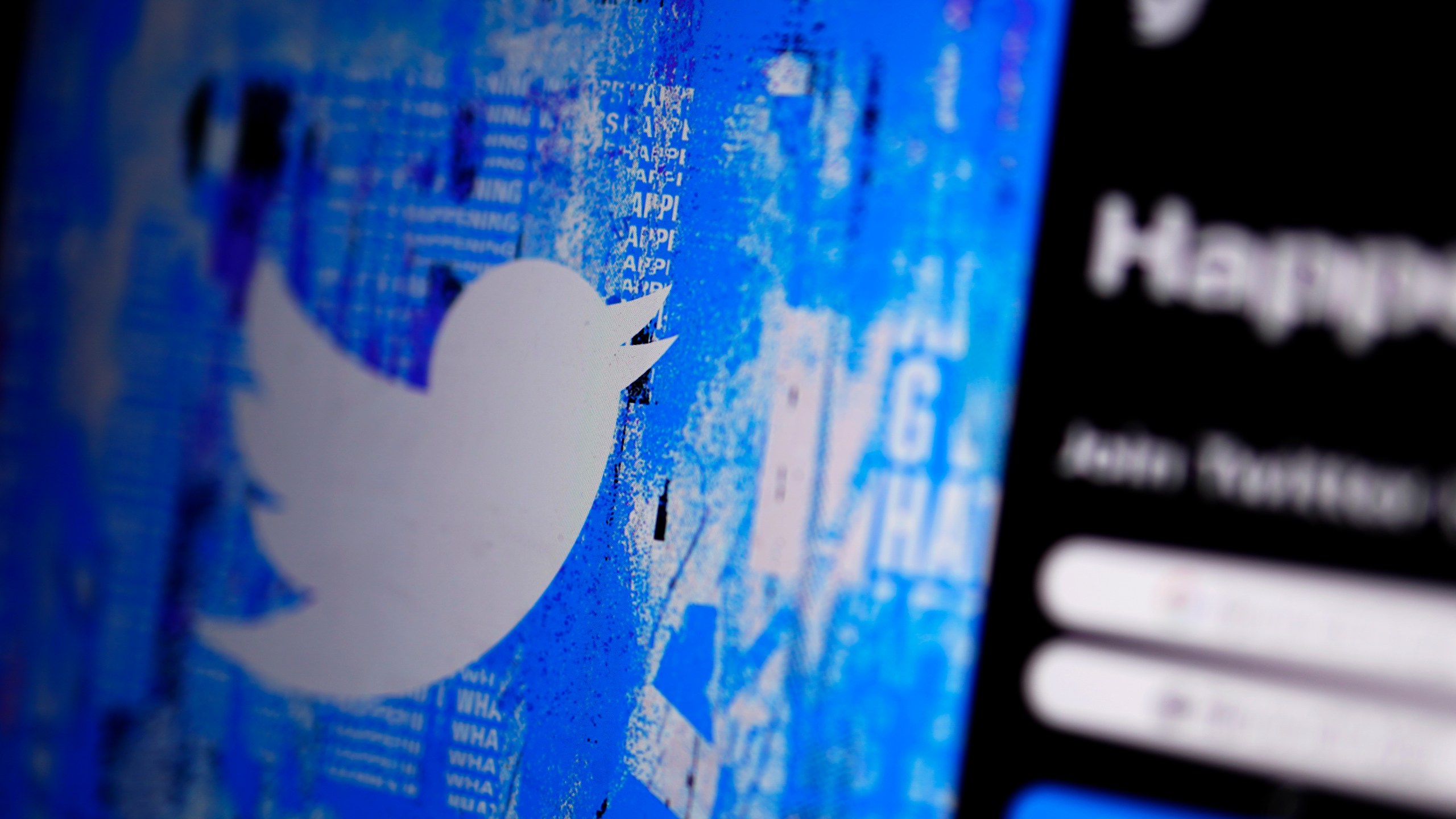 FILE - The Twitter splash page is seen on a digital device, Monday, April 25, 2022, in San Diego. By hiring Linda Yaccarino as Twitter’s new CEO, Friday, May 12, 2023, Elon Musk is welcoming a veteran ad executive to the helm of the social media site. (AP Photo/Gregory Bull, File)