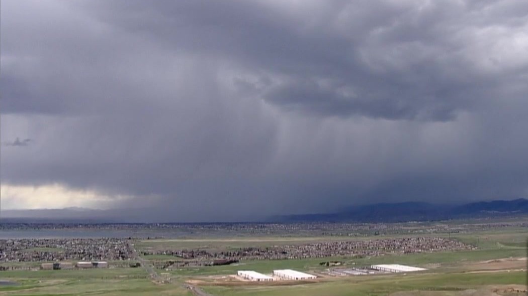 A severe thunderstorm warning has been issued for areas near Denver County, Arapahoe County and Adams County.