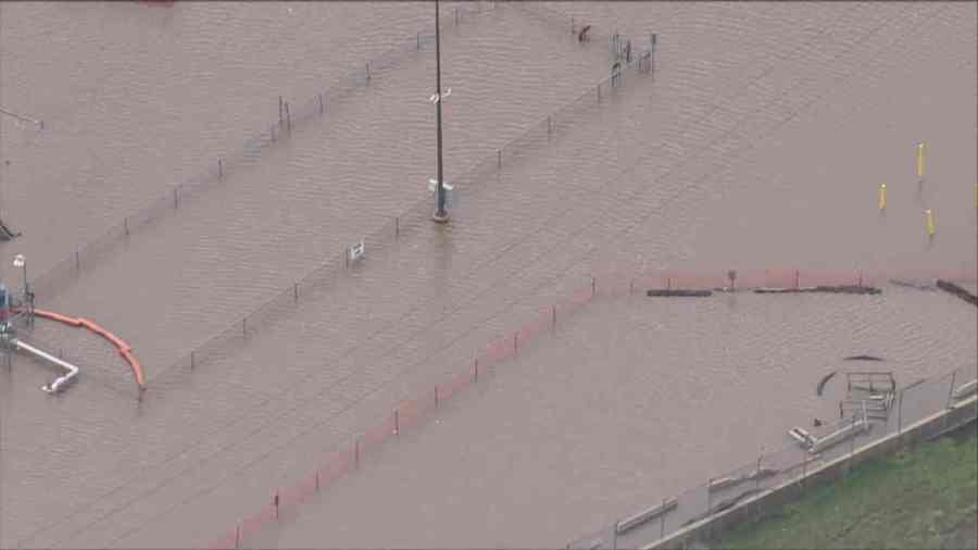 Flooding in Commerce City, May 12, 2023 (photo credit: KDVR)